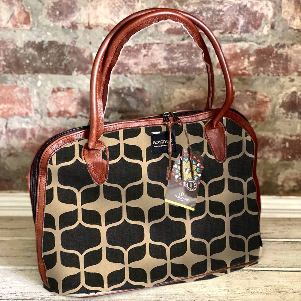 Mongoose Luca Bag in Graphic Charcoal-Natural