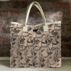 Mongoose Carry Beach Bag in Fynbos Charcoal-Natural