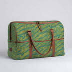 Mongoose Weekender Bag in Koru Teal-Mustard