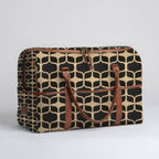 Mongoose Weekender Bag in Graphic Charcoal-Natural