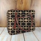 Mongoose Large Day Bag in Graphic Charcoal-Natural