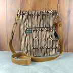 Mongoose Pouch Bag in Seeds Ivory-Charcoal