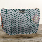 Mongoose Makeup Bag in Fishbone Avo-Natural