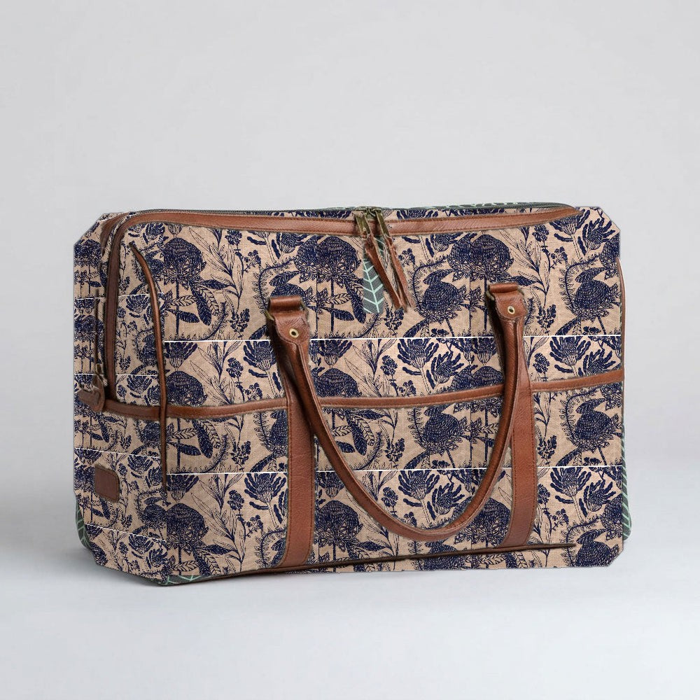 Mongoose Weekender Bag in Fynbos Delft-Natural