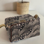 Mongoose Toiletry Bag in Koru Charcoal-Natural
