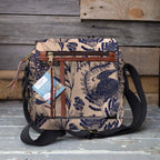 Mongoose Passport Cross Body Bag in Fynbos Delft-Natural