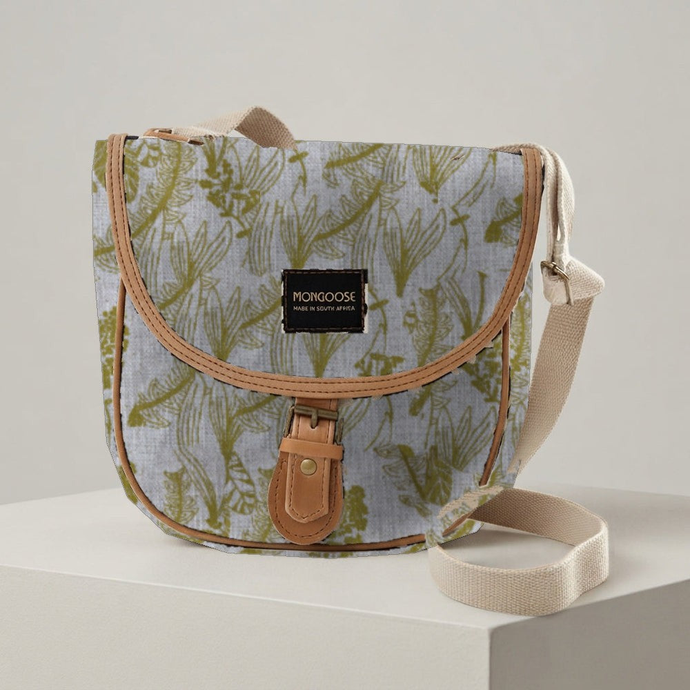 Mongoose Pom Pom Bag in Fynbos Lemon-Natural