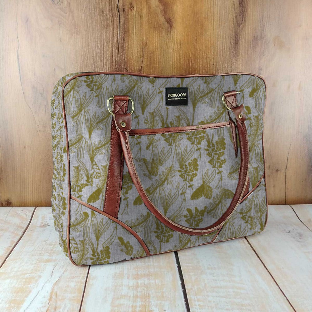 Mongoose Large Day Bag in Fynbos Lemon-Natural