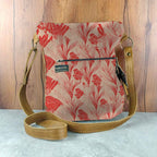 Mongoose Pouch Bag in Fynbos Red-Natural