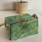 Mongoose Toiletry Bag in Koru Teal-Mustard