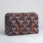 Mongoose Weekender Bag in Skull Cream-Charcoal