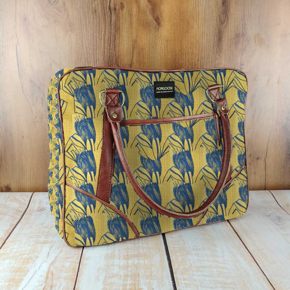 Mongoose Large Day Bag in SugarBush Teal-Mustard