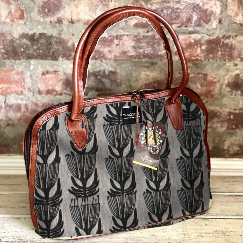 Mongoose Luca Bag in Pincushion Charcoal-Natural