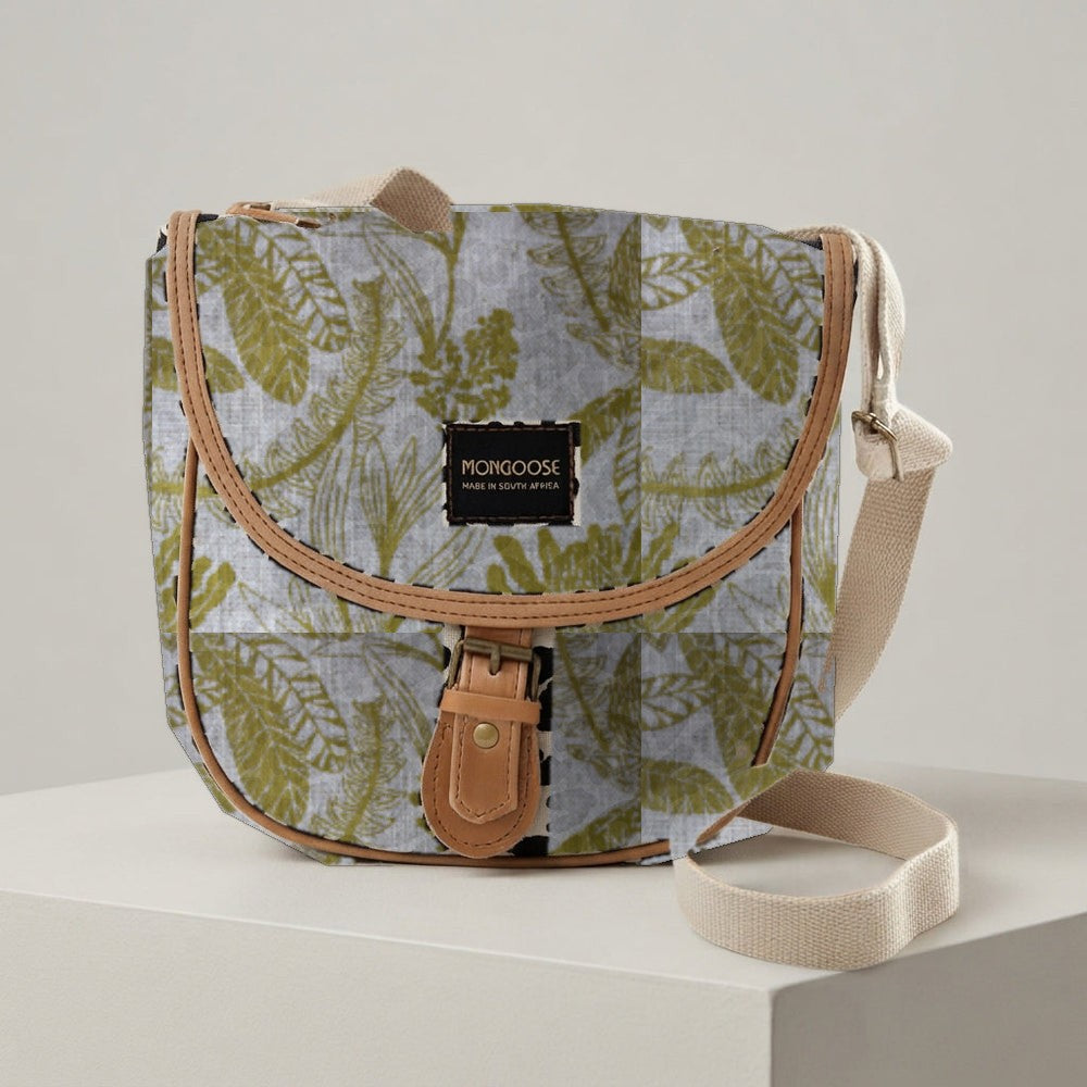 Mongoose Pom Pom Bag in Fynbos Lemon-Natural