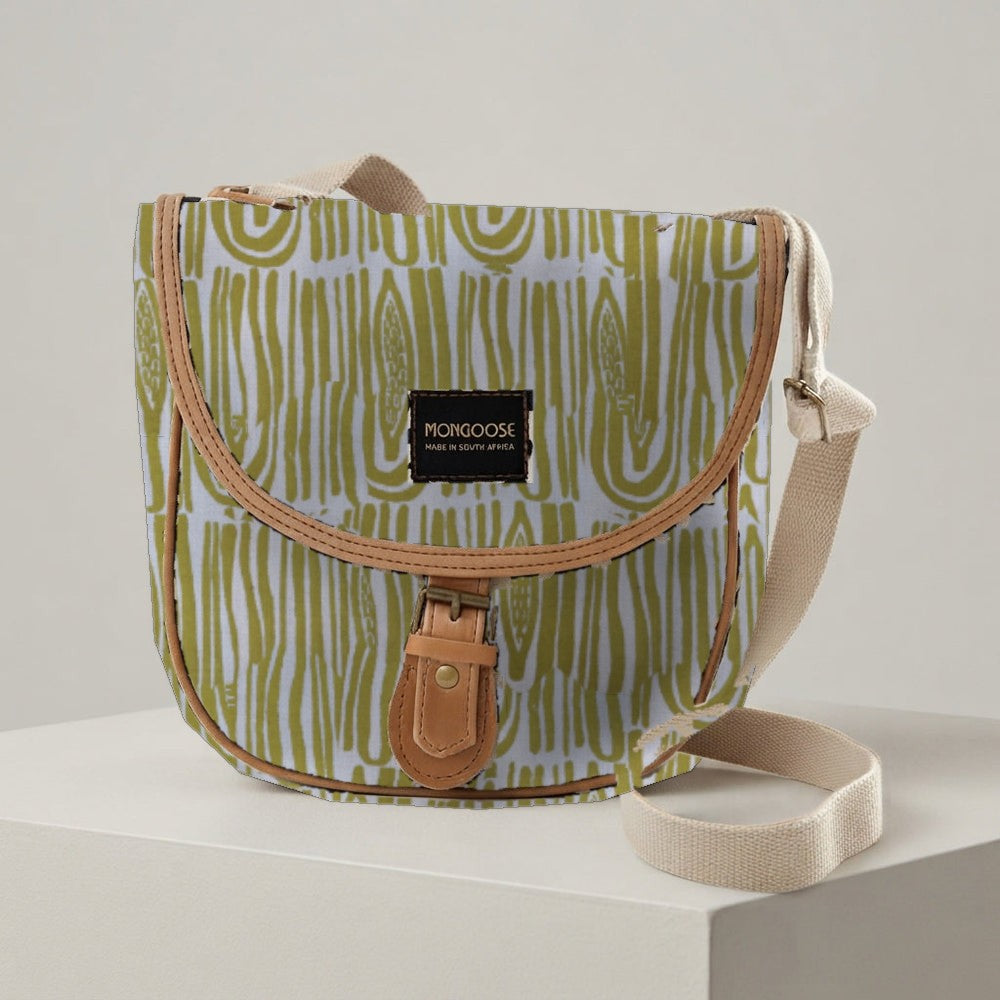 Mongoose Pom Pom Bag in Seeds Lemon-Natural