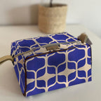 Mongoose Toiletry Bag in Graphic Indigo-Natural