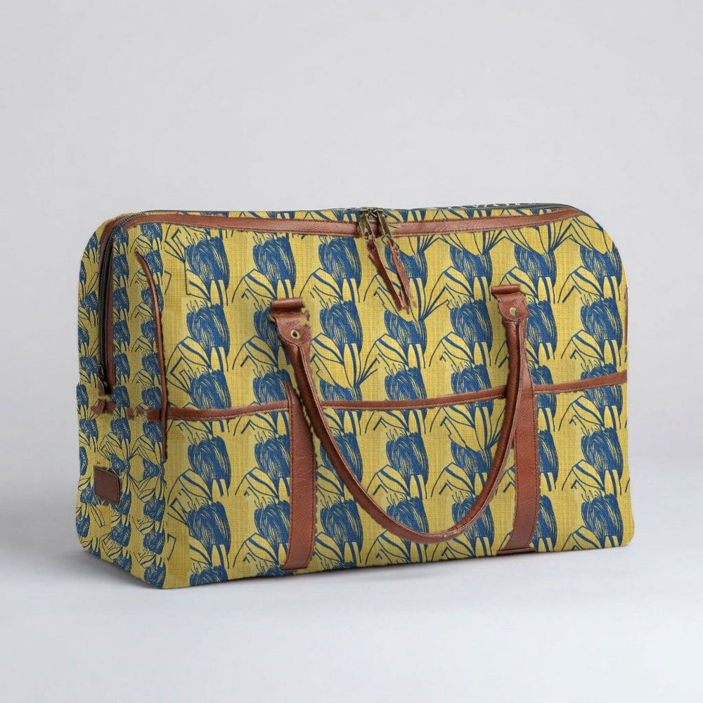 Mongoose Weekender Bag in SugarBush Teal-Mustard