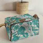 Mongoose Toiletry Bag in Fynbos Teal-Natural