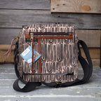 Mongoose Passport Cross Body Bag in Seeds Grey-Pebble