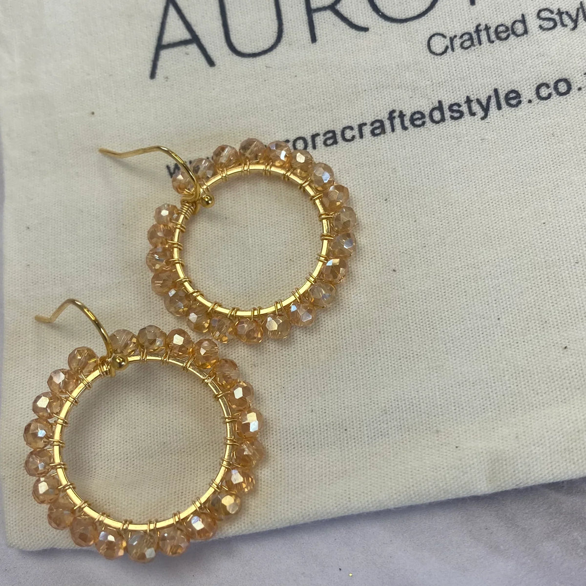Aurora – Huggies Eternity Earrings – view 4