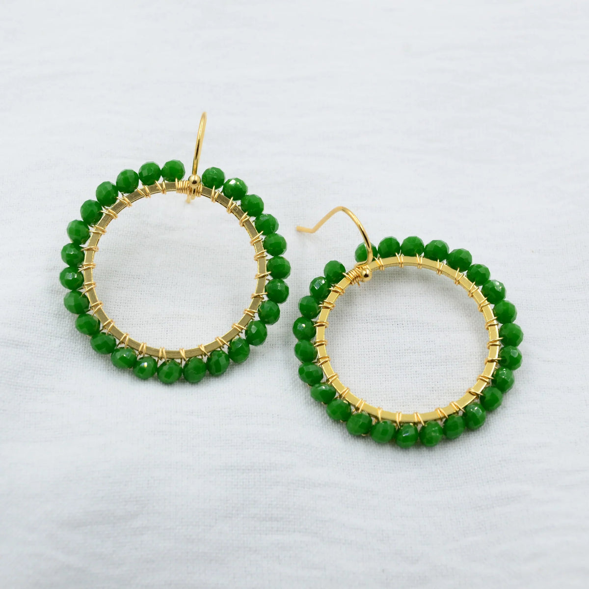 Aurora – Huggies Eternity Earrings – view 2