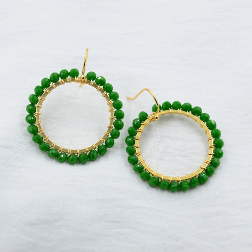 Aurora – Huggies Eternity Earrings – view 2