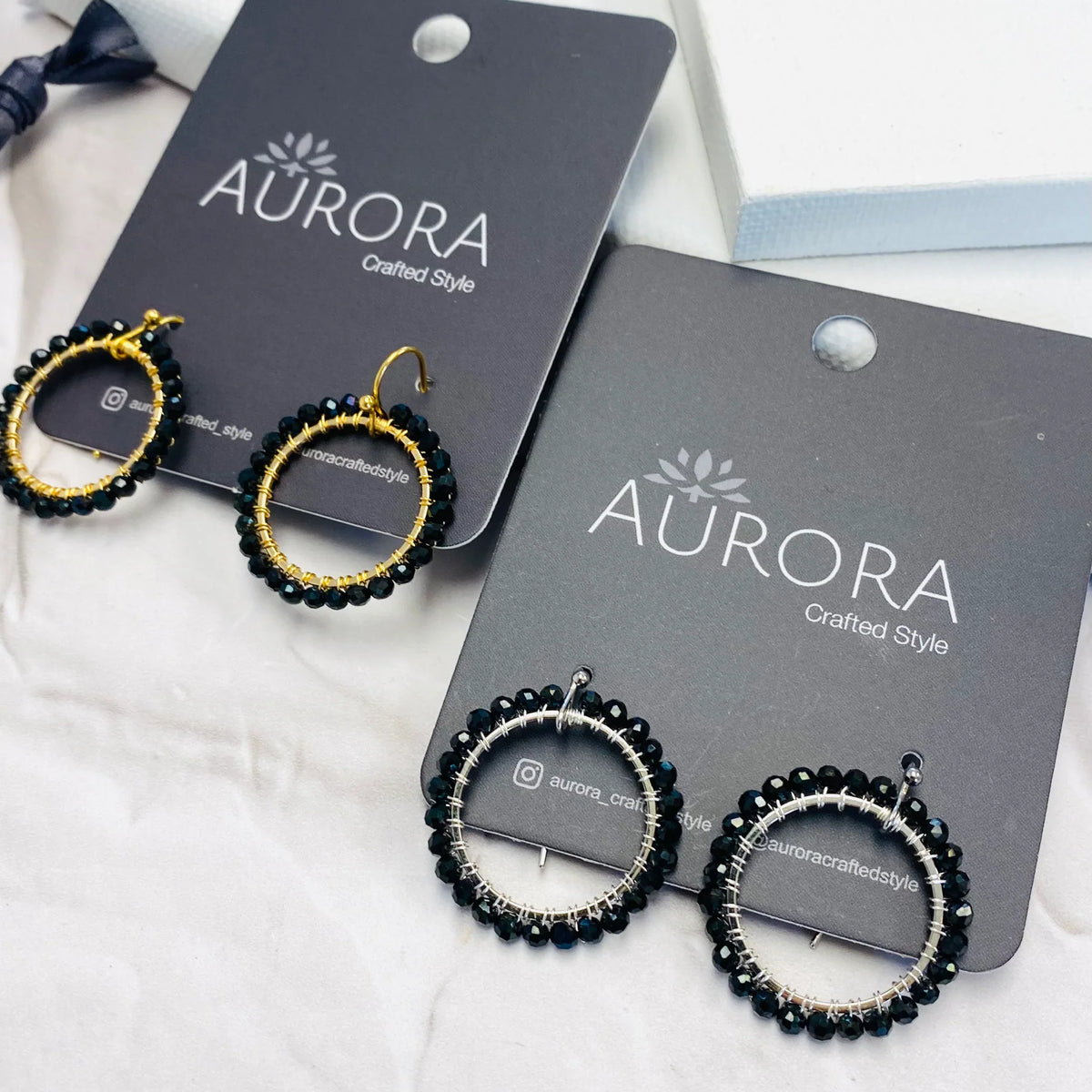 Aurora – Huggies Eternity Earrings – view 8