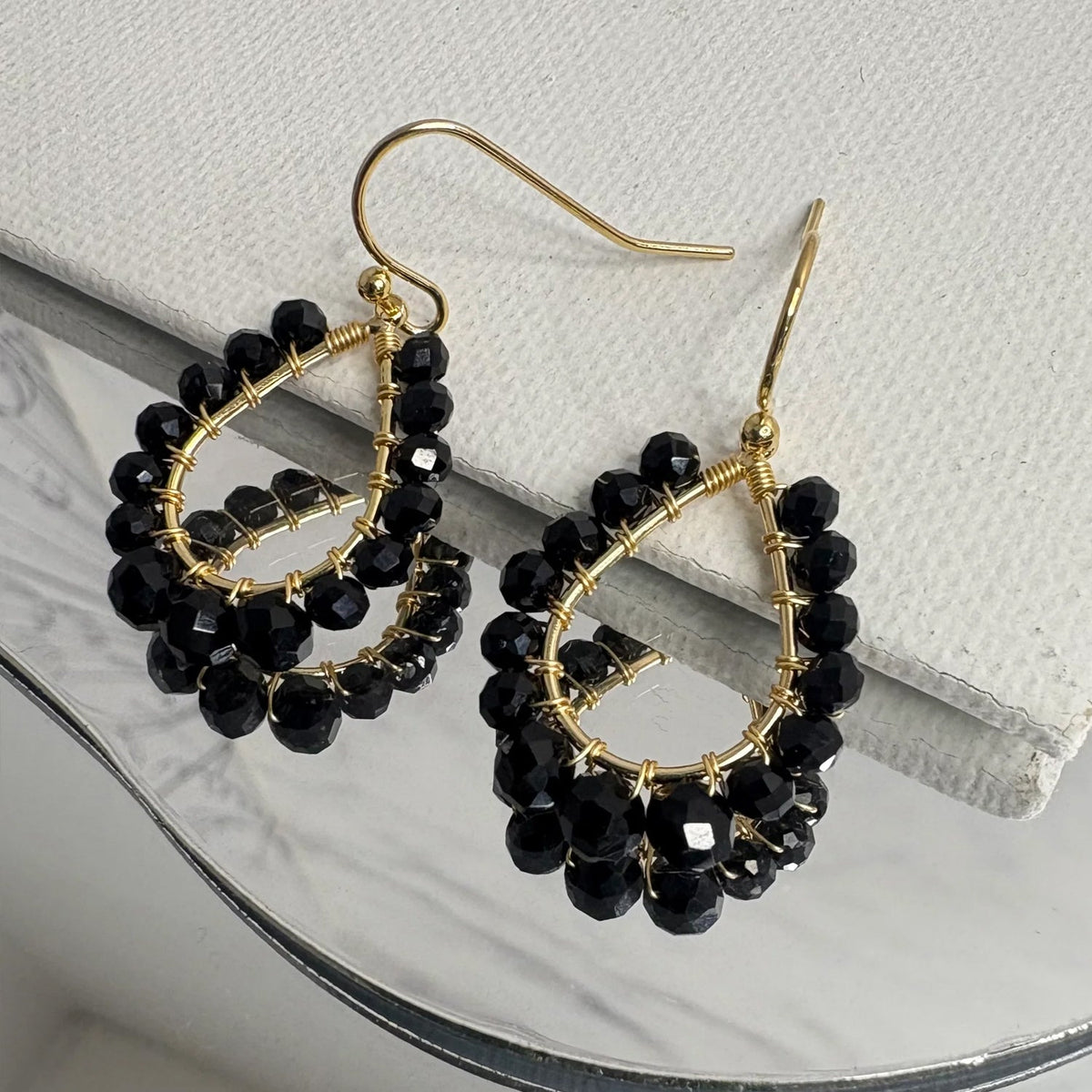 Aurora – Petite Teardrop Earrings – view 9