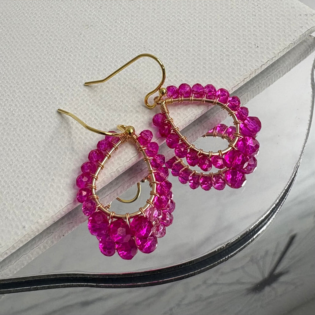 Aurora – Petite Teardrop Earrings – view 8