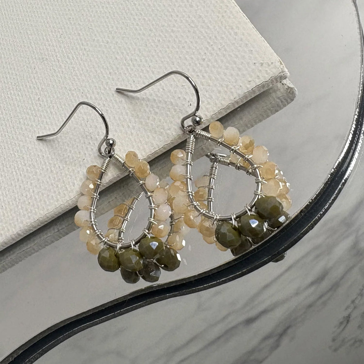 Aurora – Petite Teardrop Earrings – view 7