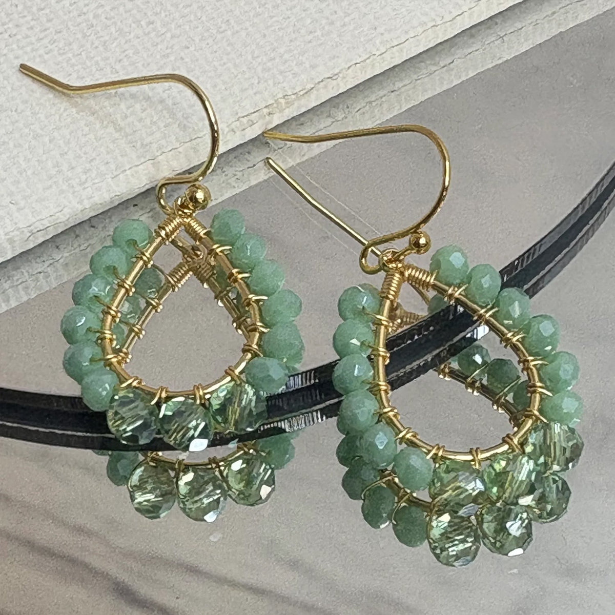 Aurora – Petite Teardrop Earrings – view 10