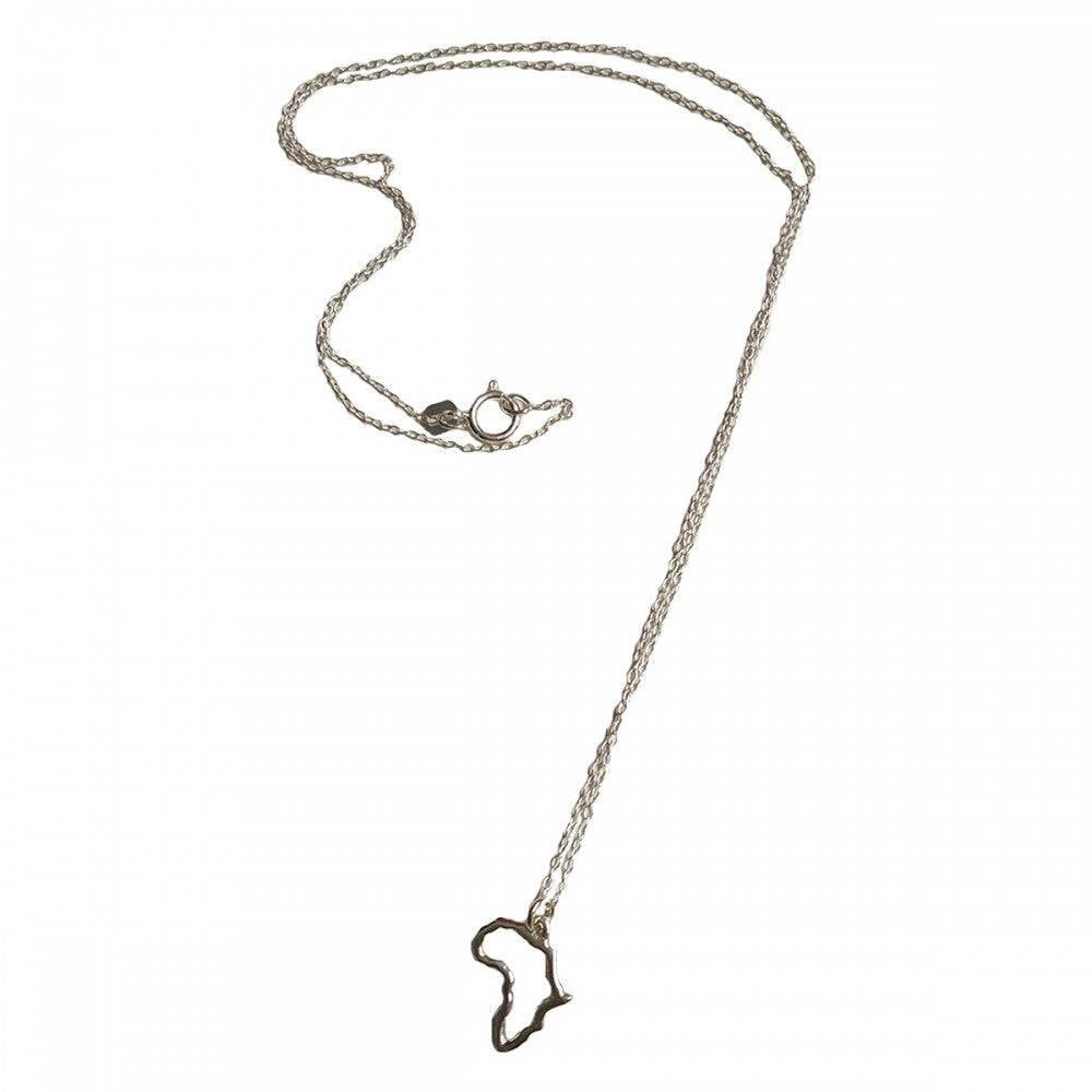 Africa Silhouette – Sterling Silver Necklace – view 4