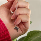 Dainty Africa – LOVE SA – Grey Silk Necklace