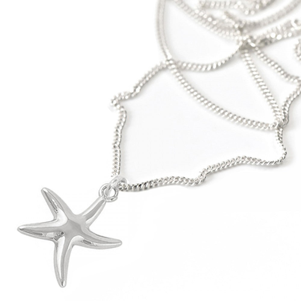 Starfish – Sterling Silver Necklace – view 2