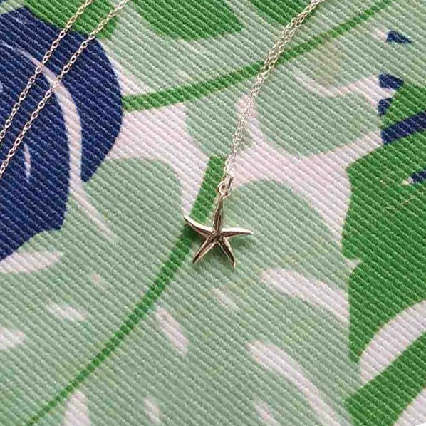 Starfish – Sterling Silver Necklace – view 4