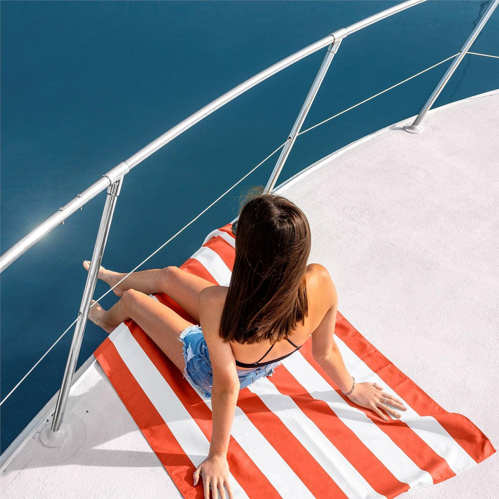 Microfibre Beach Towel – Striped – view 5