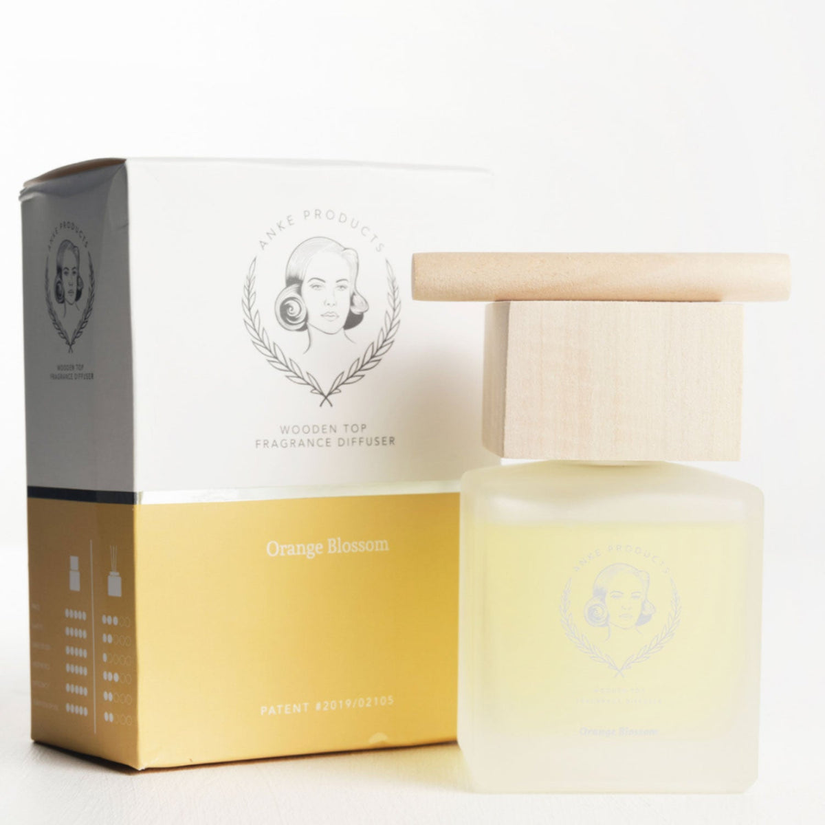 Wooden Top Fragrance Diffuser – Orange Blossom – view 3