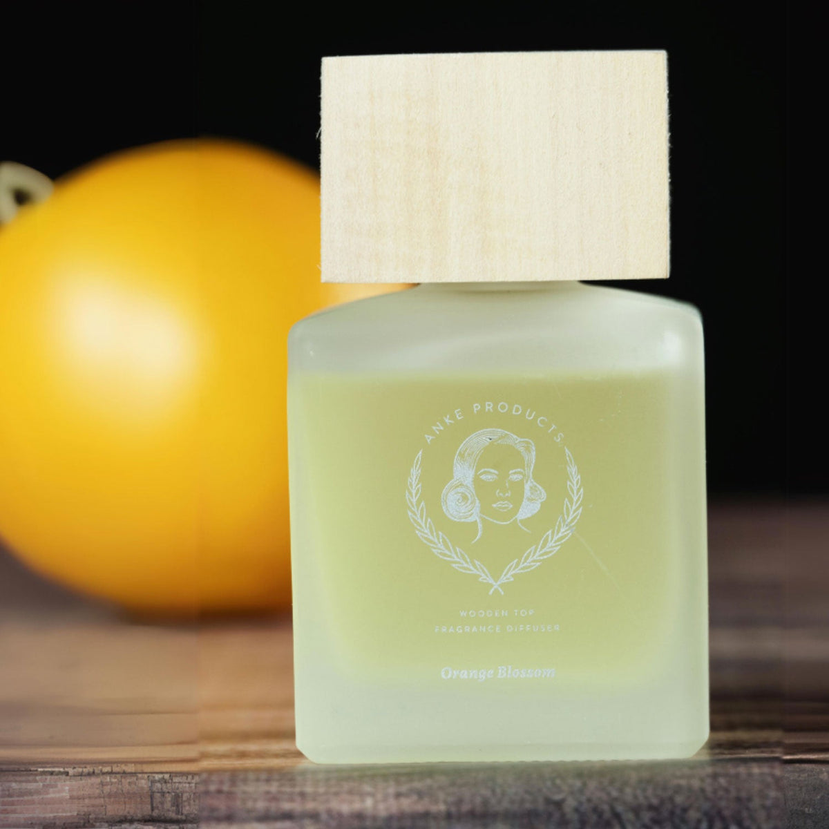Wooden Top Fragrance Diffuser – Orange Blossom – view 2