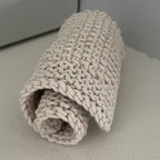 Luxury Facecloth – 100% Hand Knitted Cotton – view 2