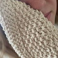 Luxury Facecloth – 100% Hand Knitted Cotton