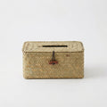 Tissue Box Holder – Rustic Woven Reed