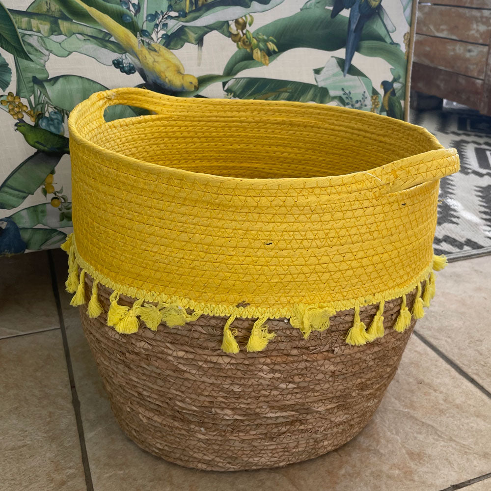 Woven Baskets – Yellow
