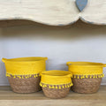 Woven Baskets – Yellow – view 5