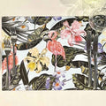 Disposable Placemats – Flamingo Floral