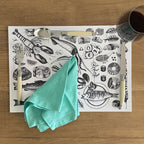 Disposable Placemats – Seafood Illustations – view 5
