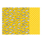 Disposable Placemats – Yellow Fish – view 2