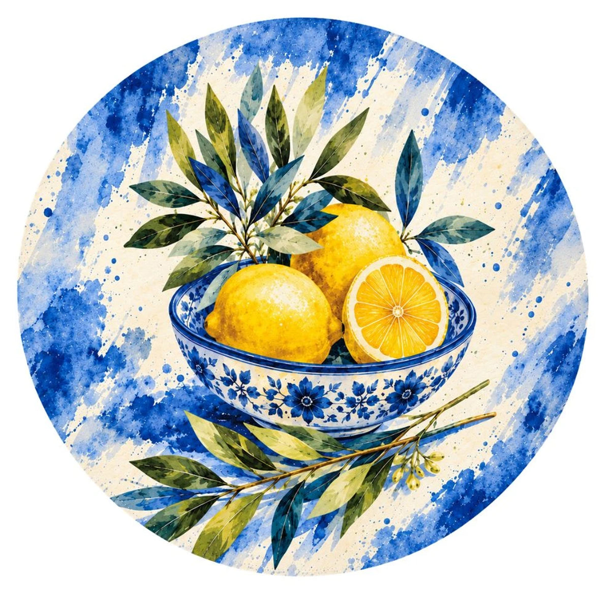 Round Disposable Placemats | Lemon Bowl