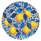 Round Disposable Placemats – Lemons