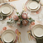 Round Disposable Placemats – Protea – view 2