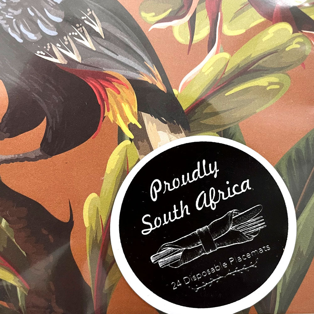 Disposable Placemats – Birds of Paradise – view 6